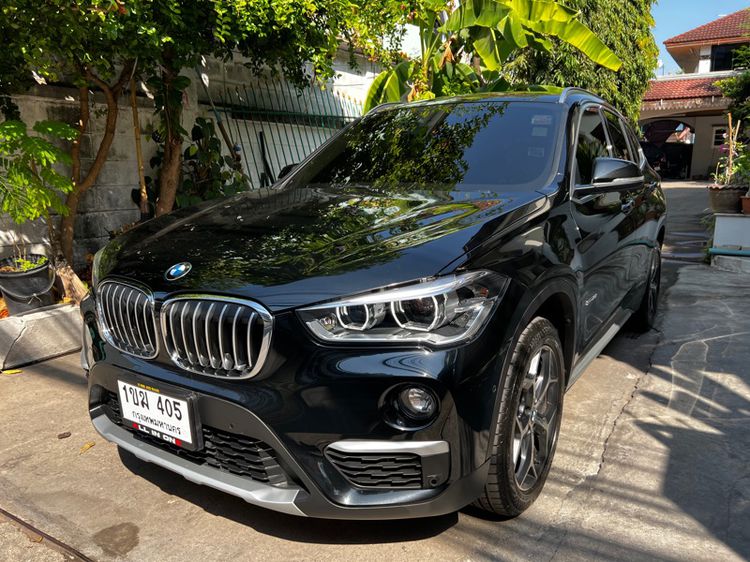 BMW X1 2018 1.5 sDrive18i xLine Utility-car เบนซิน ไม่ติดแก๊ส เกียร์อัตโนมัติ ดำ