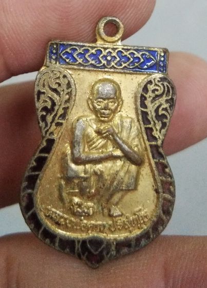 75241-เหรียญเสมาหลวงพ่อคูณ วัดบ้านไร่ รุ่นกูให้รวยช่วยคุ้มภัย ปี2539 เนื้อทองแดงกะไหล่ทองลงยา รูปที่ 5