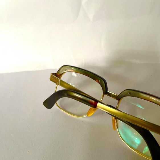 แว่นคิ้ว กระดองเต่าแท้ งานฝีมือญี่ปุ่น ยุค50s. แว่นตา แว่นกันแดด กรอบแว่นสายตา รูปที่ 13