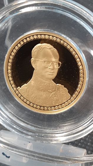 เหรียญทองคำขัดเงา ฮาโลแกรม สิริราชสมบัติ 60 ปี รูปที่ 8