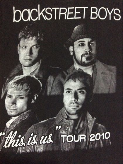 เสื้อวง Backstreetboy T Shirt Tour 2010 รูปที่ 4
