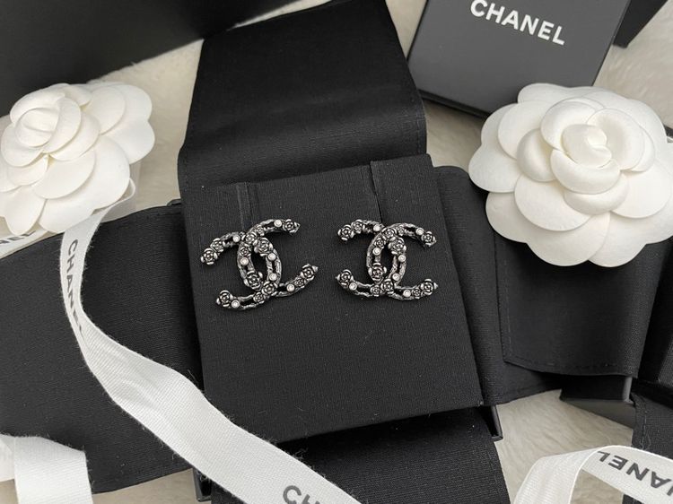 Chanel camellia 3cm ของใหม่ ของแท้ช็อปไทย พร้อมส่ง  รูปที่ 2