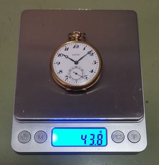 Seiko Empire 18k Solid Gold Pocket Watch สวยมากราคาดีๆครับ รูปที่ 11