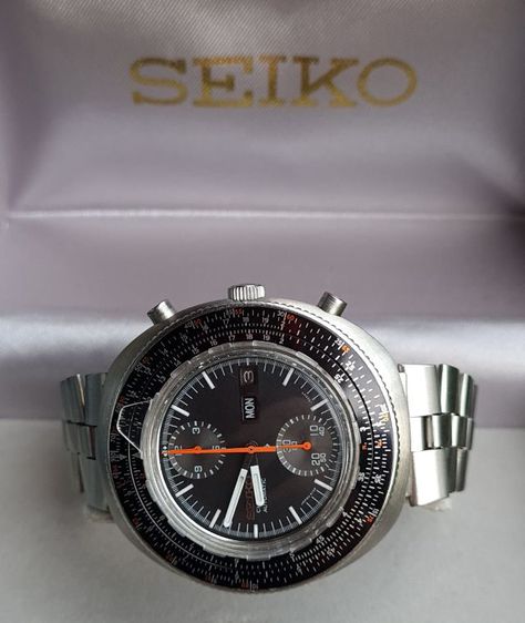 นาฬิกาวินเทจ SEIKO รุ่น Calculator รุ่นหายากสภาะนอนกล่อง สวยๆ รูปที่ 8