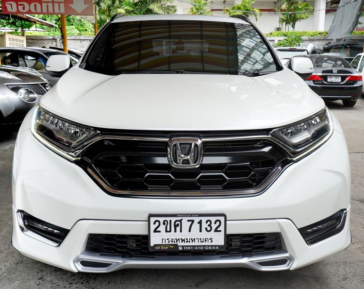 Honda CR-V 2018 2.4 E Utility-car เบนซิน ไม่ติดแก๊ส เกียร์อัตโนมัติ ขาว