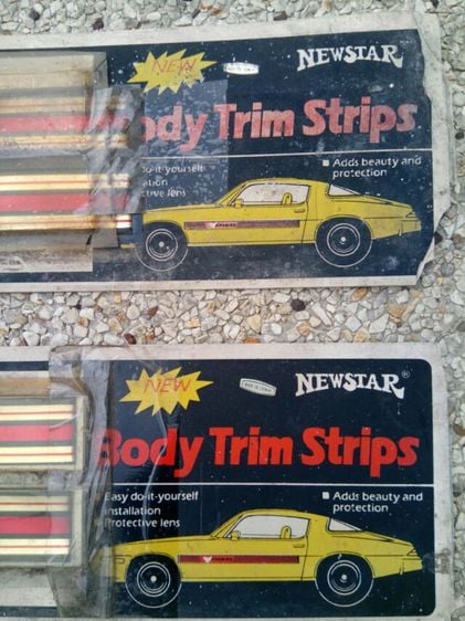 สติกเกอร์ติดข้างตัวถัง งานเก่า สำหรับรถ โตโยต้า ทุกรุ่น ยุคปี 80-87 ครบคู่ ซ้าย ขวา เป็นของใหม่เก่าเก็บ หายากแล้ว รูปที่ 1