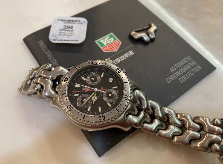 Tag Heuer Chronographs จับเวลา Quartz King Size รูปที่ 9