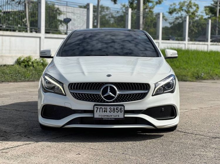Mercedes-Benz CLA-Class 2018 CLA250 AMG Sedan เบนซิน ไม่ติดแก๊ส เกียร์อัตโนมัติ ขาว