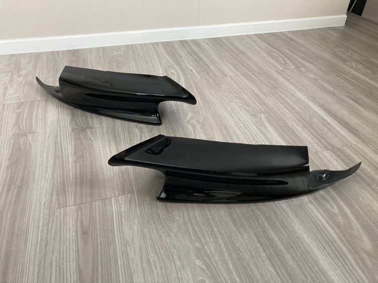 ชุดแต่ง ลิ้นกันชนหน้า BMW สำหรับกันชน M3 M Sport ใส่ E90 E92 E93 สีดำ , ลิ้นกันชนหน้า E90 LCi Kevlar รูปที่ 2