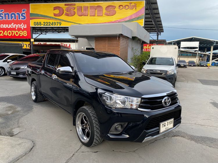 Toyota Hilux Revo 2018 2.4 E Pickup ดีเซล เกียร์ธรรมดา ดำ
