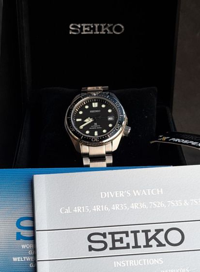 เงิน นาฬิกาสปอร์ทดำน้ำ 200เมตร ยี่ห้อ SEIKO ref.SPB077J1 ของใหม่ไม่ผ่านการใช้งาน