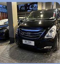 Hyundai H-1  2014 2.5 Deluxe Utility-car ดีเซล ไม่ติดแก๊ส เกียร์อัตโนมัติ ดำ