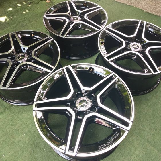 ล้อเบ็นซ์ ล้อBenz C-Class W205 AMG แท้ ลาย 5 ก้านคู่ ขอบ18" ใส่ Benz ได้หลายรุ่น รูปที่ 8