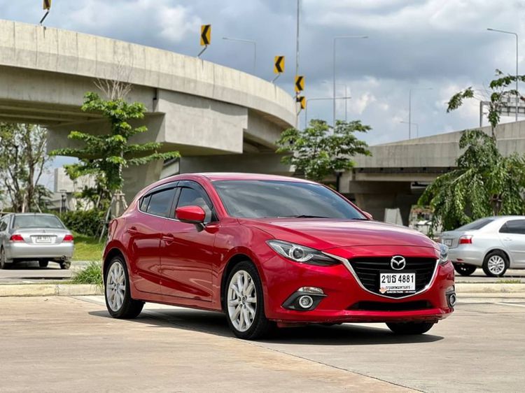 Mazda Mazda3 2014 2.0 S Sports เบนซิน ไม่ติดแก๊ส เกียร์อัตโนมัติ แดง