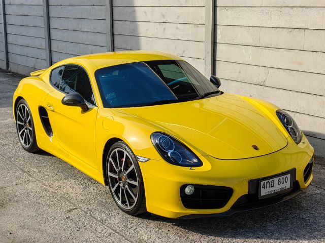 รถ Porsche Cayman 3.4 S สี เหลือง