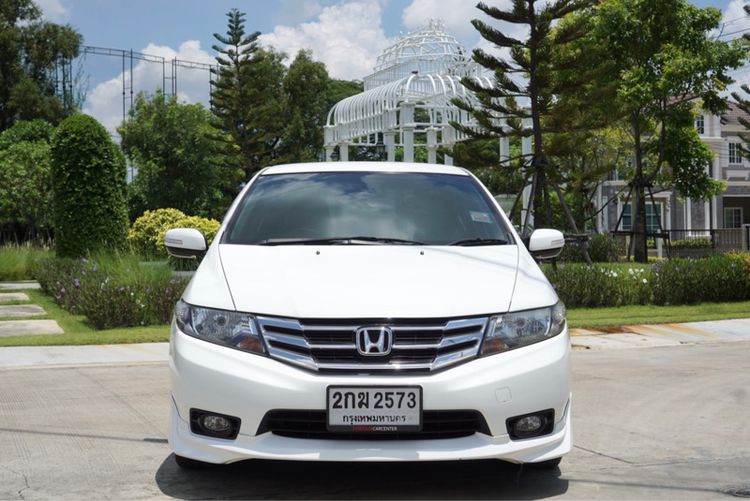 Honda City 2013 1.5 Sv i-VTEC Sedan เบนซิน ไม่ติดแก๊ส เกียร์อัตโนมัติ ขาว