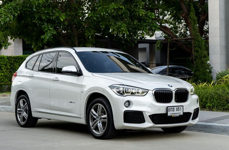 BMW X1 2019 2.0 sDrive20d M Sport Utility-car ดีเซล ไม่ติดแก๊ส เกียร์อัตโนมัติ ขาว