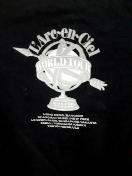 เสื้อทัวร์ปี 2012 วง ลาร์ค ออง เซียล ของแท้ ซื้อที่บู๊ทมาเล่นคอนเลย รูปที่ 3
