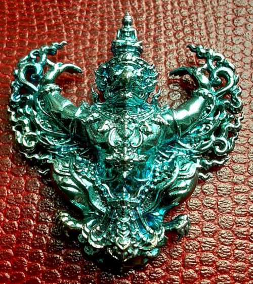 พญาครุฑ สีน้ำเงิน ครูบาอริยชาติ วัดแสงแก้วโพธิญาณ เชียงราย สวยงามมาก รูปที่ 6