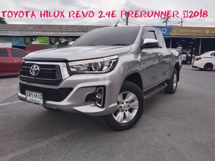 รถ Toyota Hilux Revo 2.4 E Prerunner สี บรอนซ์เงิน