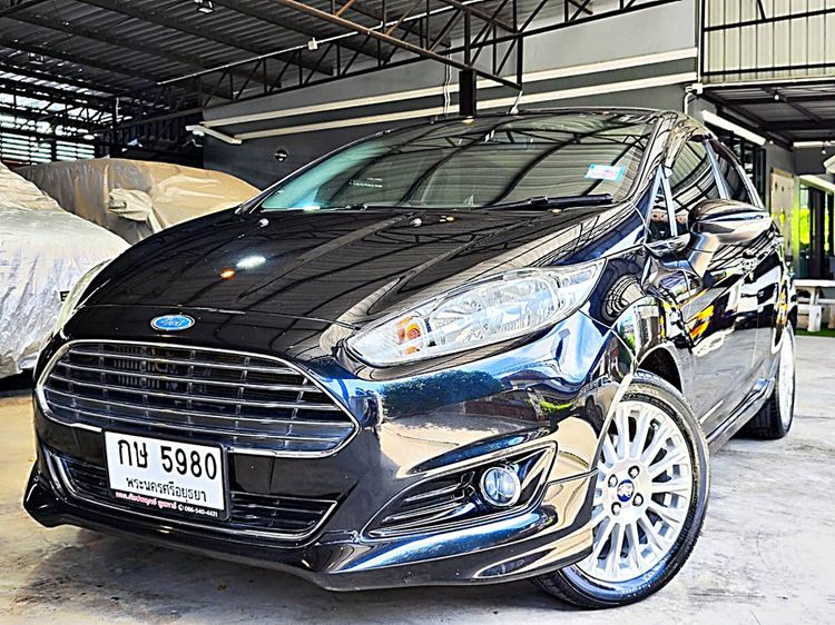 Ford Fiesta 2015 1.0 Sport Sedan เบนซิน ไม่ติดแก๊ส เกียร์อัตโนมัติ ดำ