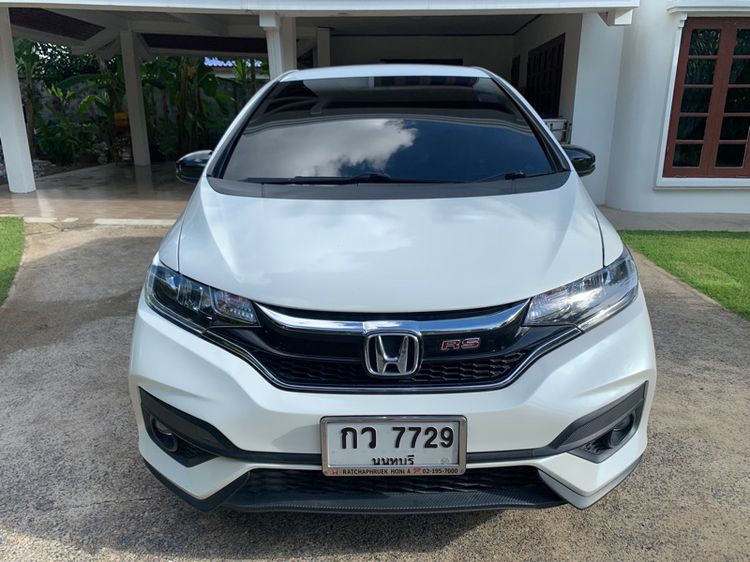 Honda Jazz 2018 1.5 RS i-VTEC เบนซิน ไม่ติดแก๊ส เกียร์อัตโนมัติ ขาว