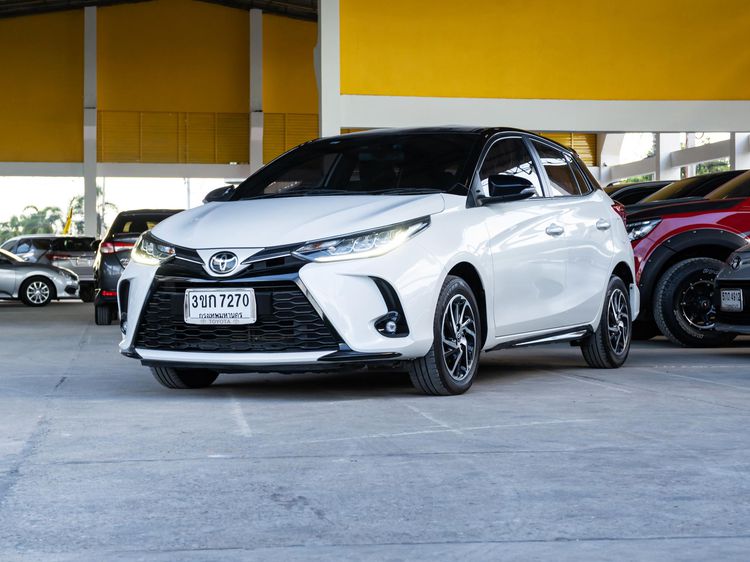 Toyota Yaris 2020 1.2 Sport Premium Utility-car เบนซิน ไม่ติดแก๊ส เกียร์อัตโนมัติ ขาว