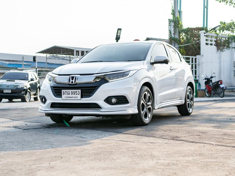 Honda HR-V 2019 1.8 EL Utility-car เบนซิน ไม่ติดแก๊ส เกียร์อัตโนมัติ ขาว