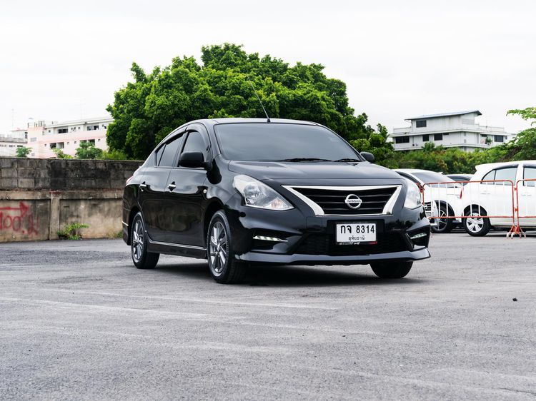 Nissan Almera 2018 1.2 E Sportech Sedan เบนซิน ไม่ติดแก๊ส เกียร์อัตโนมัติ ดำ