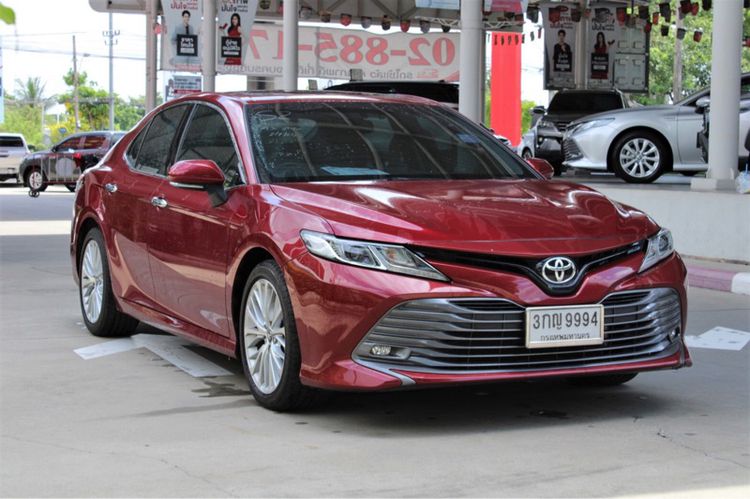 Toyota Camry 2018 2.5 G Sedan เบนซิน ไม่ติดแก๊ส เกียร์อัตโนมัติ แดง
