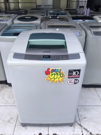 ขายเครื่องซักผ้ามือสองยี่ห้อฮิตาชิขนาด 14 กิโลราคาทุถูก 4990 บาทรับประกันหลังการขายเจ็ดเดือนค่ะ รูปที่ 3