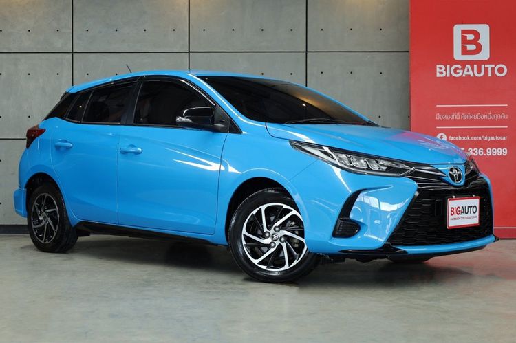 Toyota Yaris 2020 1.2 Sport Hatchback Sedan เบนซิน ไม่ติดแก๊ส เกียร์อัตโนมัติ ฟ้า