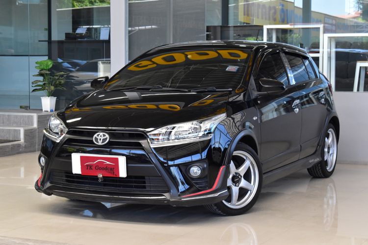 Toyota Yaris 2014 1.2 J Sedan เบนซิน ไม่ติดแก๊ส เกียร์อัตโนมัติ ดำ