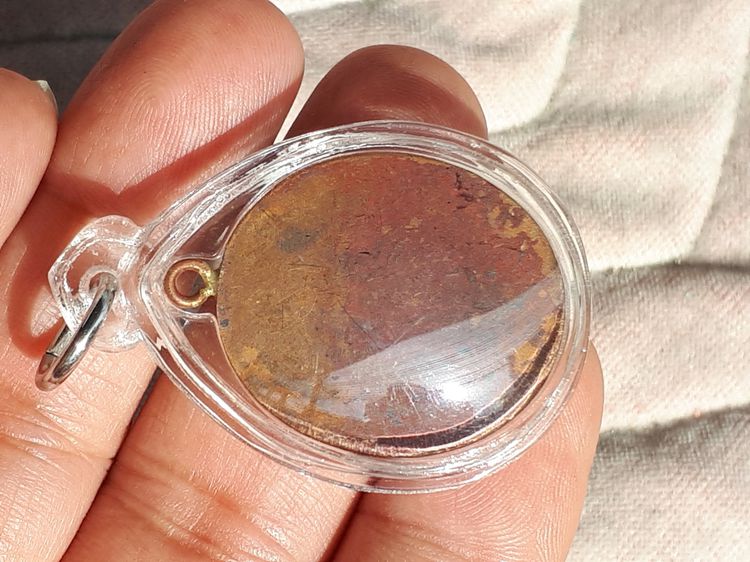 พระปิดตา หลวงพ่อแก้ว วัดเครือวัลย์ เนื้อทองแดงเถื่อน หลังเรียบ หูเชื่อม จารมือทั้งหน้า หลัง ปี 2470 ผิวสองสี สวยมาก เก่า แท้ แปลก หายาก เลี่ รูปที่ 4