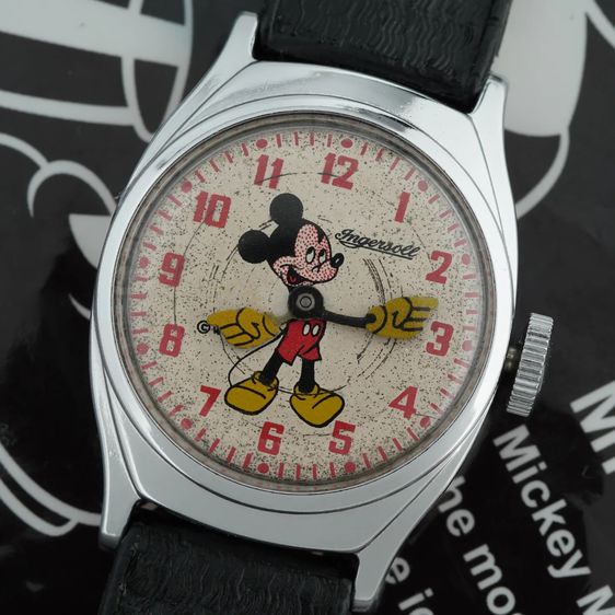 Rare vintage  Ingersoll Mickey Mouse made in USA ปี 1940s รูปที่ 3