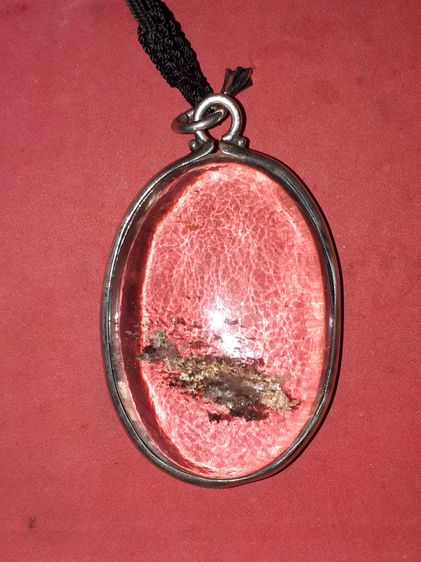 แก้วโป่งข่ามนำโชค ชนิดแก้วปวกหลากสี ทองนาคเงินดำม่วงขาว ขนาดใหญ่มาก มีน้ำหนัก สวย สมบูรณ์ เก่า แท้ หายาก เลี่ยมเงินแท้  แก้วโป่งข่าม สุดยอดข รูปที่ 3