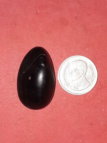 หมอนนกกระเต็น เป็นหิน แข็ง สีดำมัน ขนาดกำลังสวย สวยสมบูรณ์ แท้ หายาก  หมอนนกกระเต็น สุดยอดของทนสิทธิ์ ที่ครูบาอาจารย์หรือนายพรานโบราณกล่าวกั รูปที่ 6