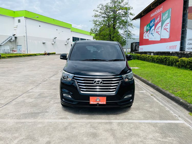 Hyundai H-1  2019 2.5 Elite Plus Van ดีเซล ไม่ติดแก๊ส เกียร์อัตโนมัติ ดำ