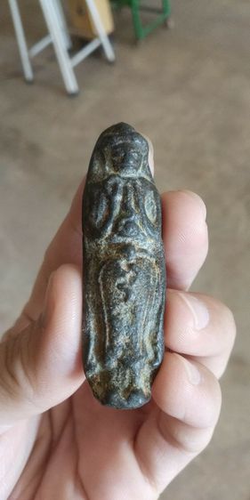 พระเนื้อชิน(พระร่วงทรงเกราะหน้ายันต์อุ(ไม่ทราบกรุ))พระบ้าน รูปที่ 3