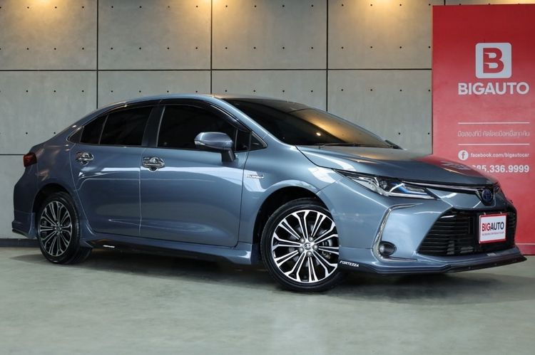 Toyota Altis 2021 1.8 Hybrid Premium Safety Sedan ไฮบริด ไม่ติดแก๊ส เกียร์อัตโนมัติ เทา
