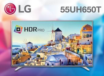 4K UHD HDR TV LG 55" รุ่น 55UH650T ภาพสวย สีสบายตา ภายนอกสวยจัด ใช้งานปรกติ แถม Magic Remote พร้อมกล่อง