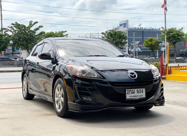 Mazda Mazda3 2013 1.6 Spirit Sports Plus Sedan เบนซิน ไม่ติดแก๊ส เกียร์อัตโนมัติ ดำ