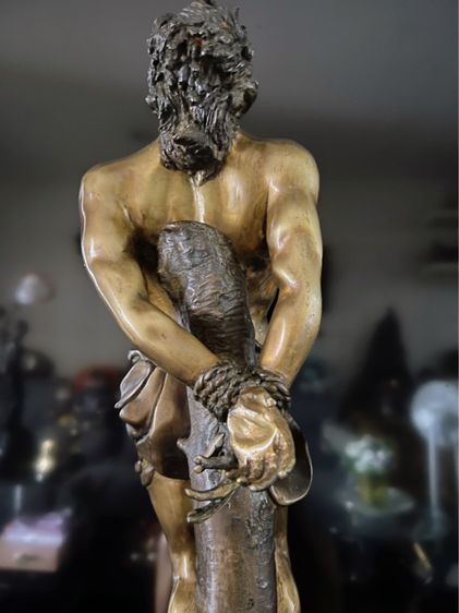 Saint Sebastian Brass Sculpture Italy รูปปั้นทองเหลือง นักบุญเซบาสเตียน รูปที่ 7