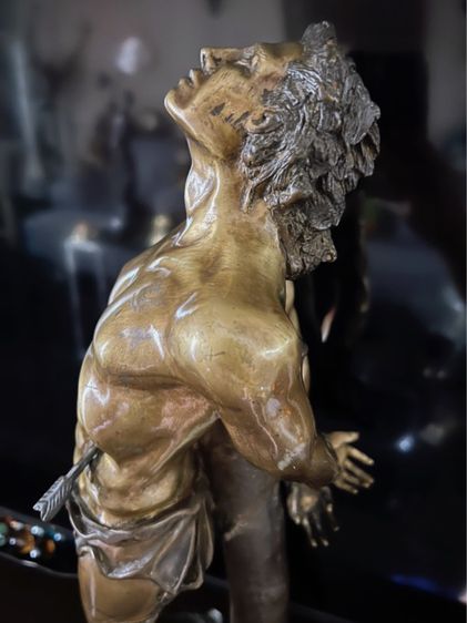 Saint Sebastian Brass Sculpture Italy รูปปั้นทองเหลือง นักบุญเซบาสเตียน รูปที่ 10