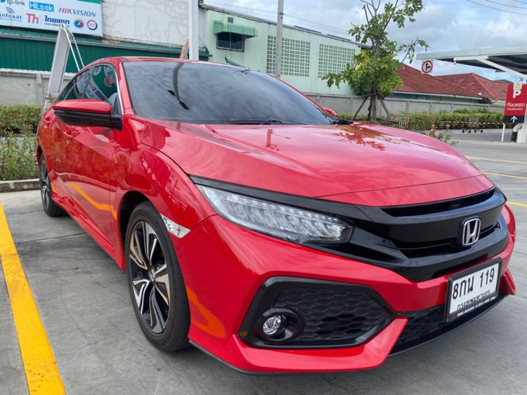 Honda Civic 2018 1.5 Turbo Sedan เบนซิน ไม่ติดแก๊ส เกียร์อัตโนมัติ แดง