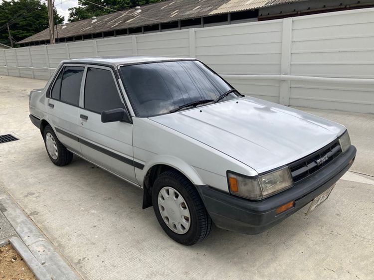 Toyota Corolla 1987 1.3 GLi Sedan เบนซิน ไม่ติดแก๊ส เกียร์ธรรมดา บรอนซ์เงิน
