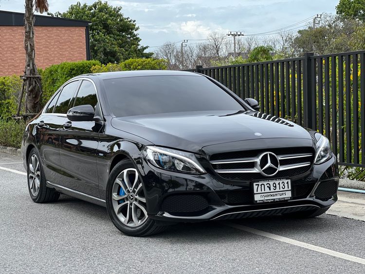 Mercedes-Benz C-Class 2018 C350 Sedan เบนซิน ไม่ติดแก๊ส เกียร์อัตโนมัติ ดำ