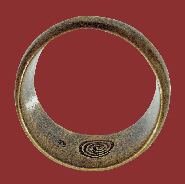 แหวนทองเหลืองหลวงปู่ดู่ วัดสะแก ปี 32 มีจาร รูปที่ 14