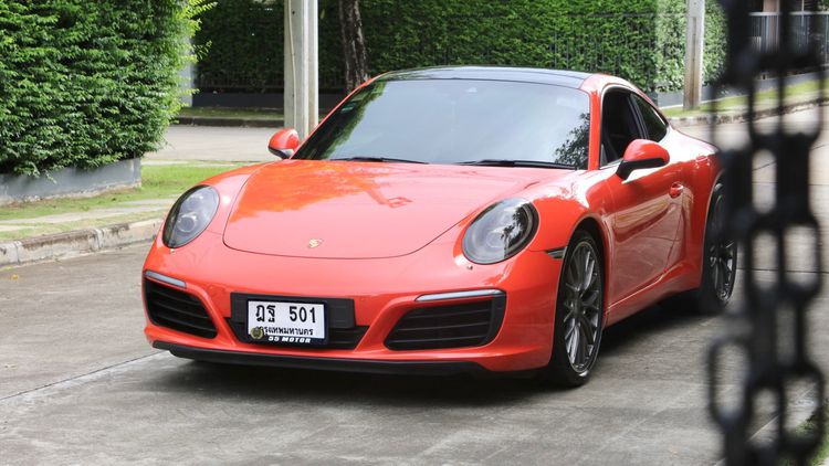 รถ Porsche 911 Carrera 3.0 สี ส้ม