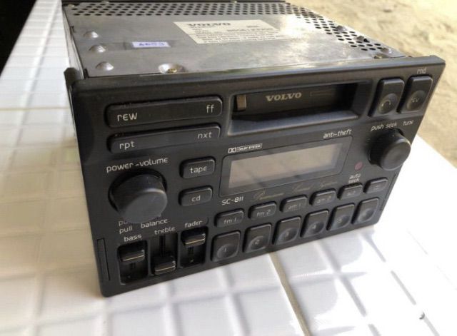 วิทยุStandard Volvo รุ่นเก่า หน้าเต็ม 2 Din เล่น Tape วิทยุAM FM คลื่นไทย 850 940 960 S90 S40 S70 V70 V40 XC90 รูปที่ 2